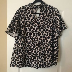 Lane Bryant Leopard Print Top - NWOT